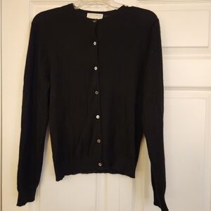Saks Fifth Avenue Black Knit Cardigan